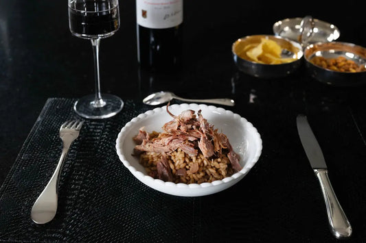 Recette de risotto au confit de canard